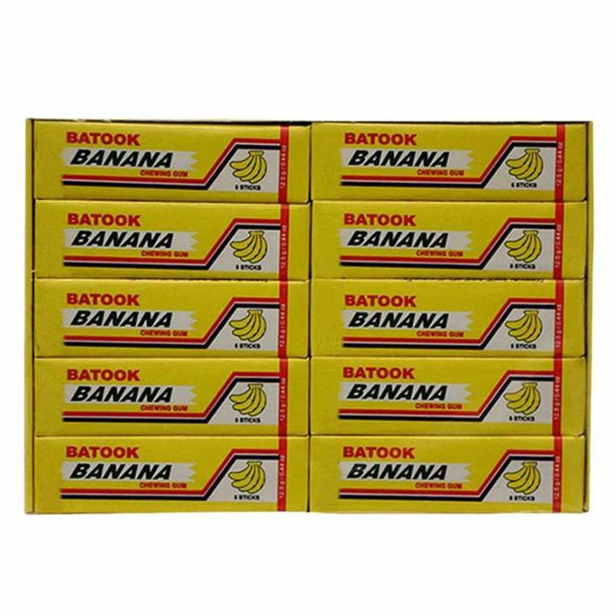 Batook Banana Chewing Gum Pack of 10