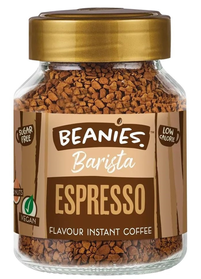 Beanies Instant Flavoured Coffee Barista Espresso 50gm