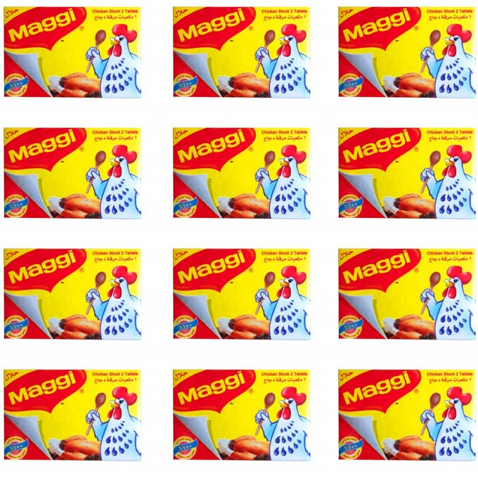 Maggi Chicken Stock Cubes, 12 x 18gm