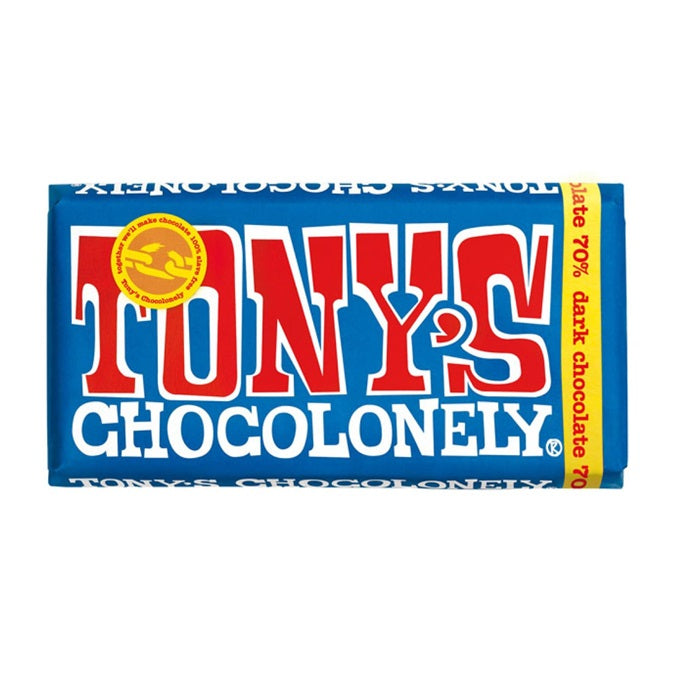 Tony's Chocolonely 70% Dark Chocolate Bar 180g