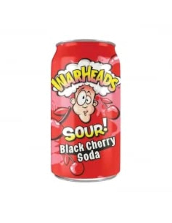 Warheads Sour Black Cherry Soda 355ml