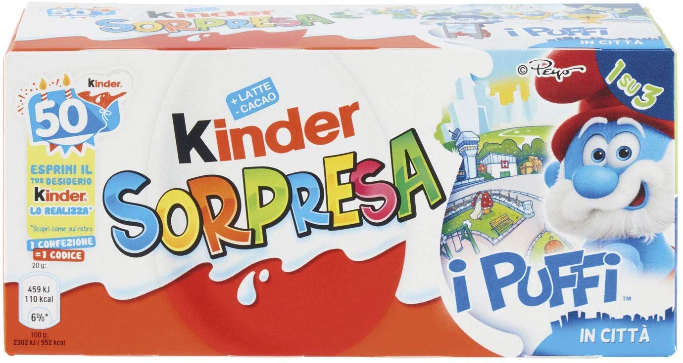 Kinder Surprise 3 Eggs 3X20g