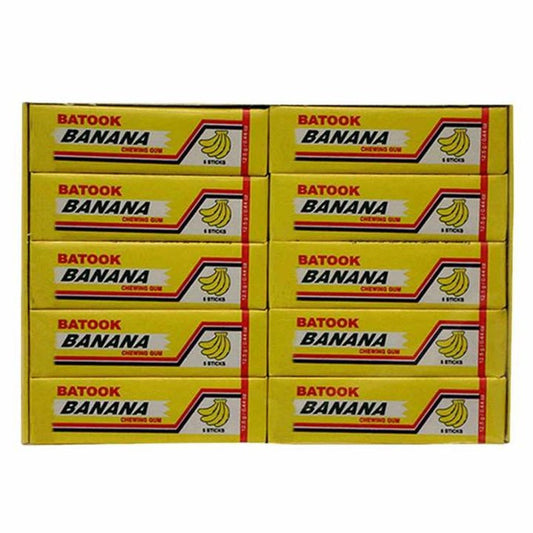 Batook Banana Chewing Gum Pack of 10