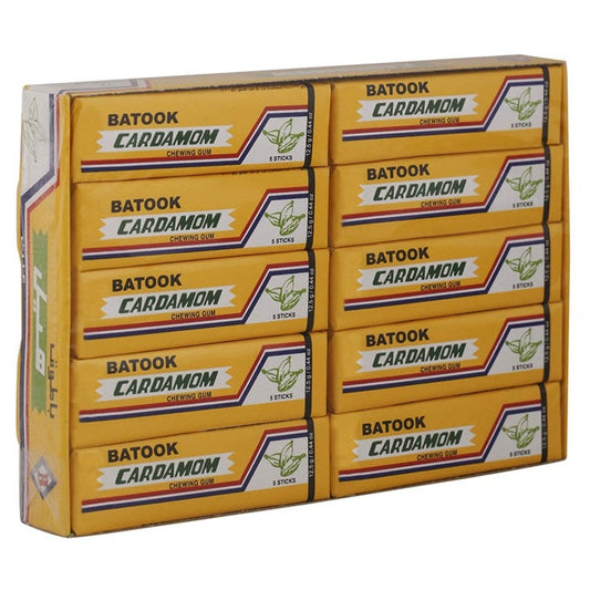 Batook Cardamom Chewing Gum Pack of 10