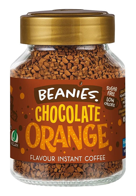 Beanies Instant Flavoured Coffee Chocolate Orange 50gm