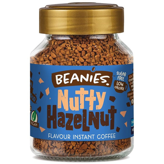 Beanies Instant Flavoured Coffee Nutty Hazelnut 50gm