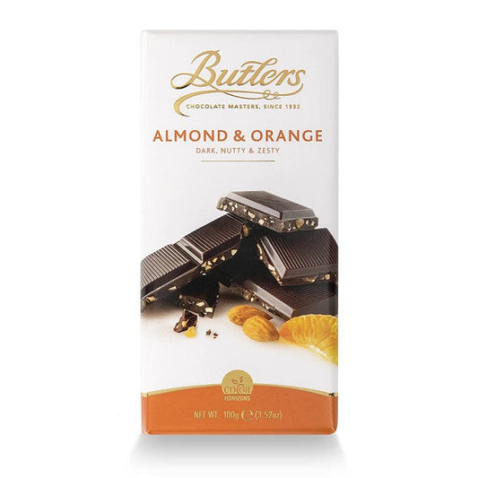 Butlers Almond & Orange Dark Chocolate, 100g