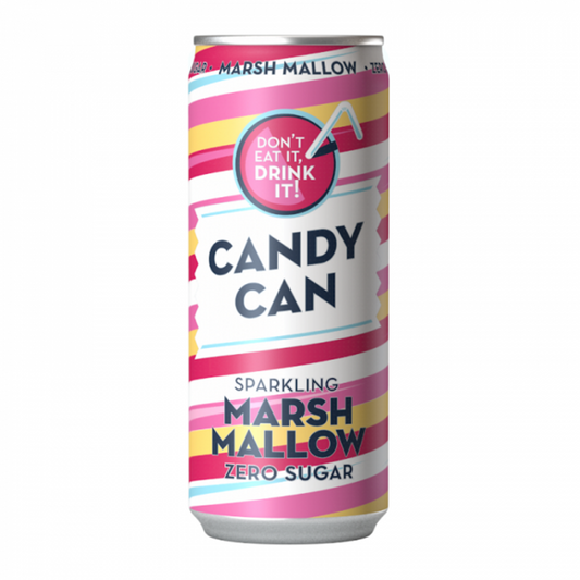 Candy Can Marshmallow Sugar Free Sparkling Drink 330ml