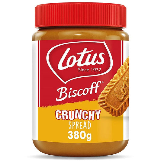 Lotus Biscoff Crunchy Biscuit Spread 380gm
