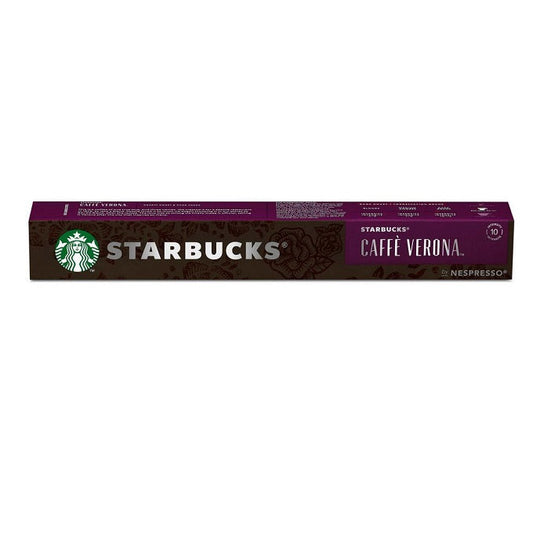 Starbucks By Nespresso Caffé Verona Coffee Pods 10 Capsules