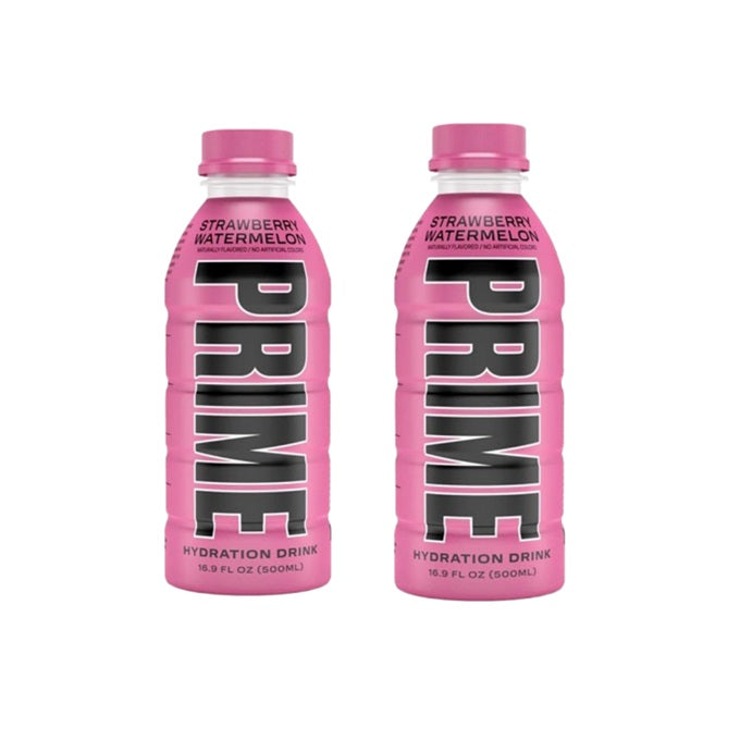 Prime Strawberry Watermelon Sports Drink 500ml (Pack of 2)