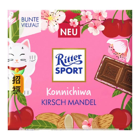 Ritter Sport Konichiwa Cherry & Almond 100gm