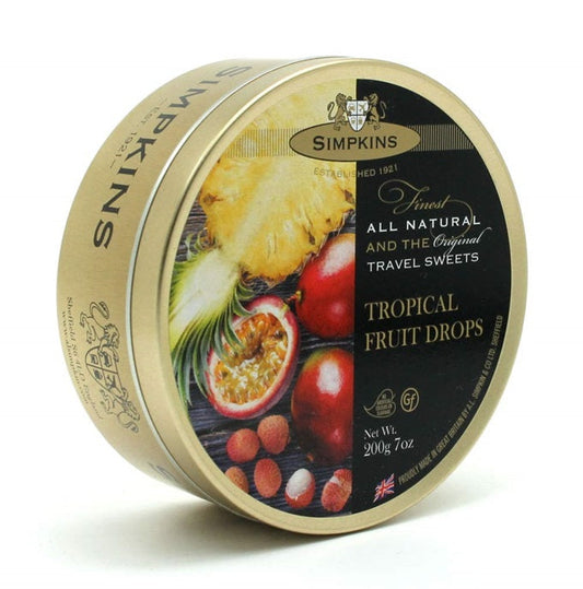 Simpkins Tropical Fruit Drops 200gm