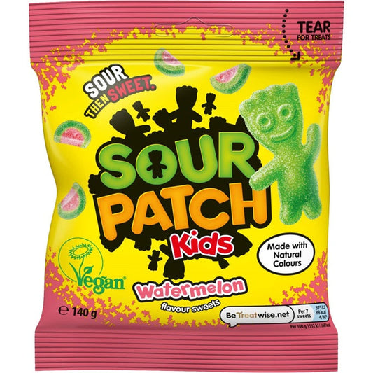 Sour Patch Kids Watermelon Flavour Soft & Chewy Candy 140g