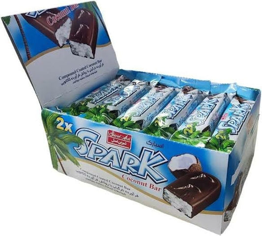 Spark Coconut Chocolate Bars, 8gm (30 Pcs)
