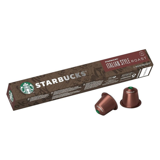 Starbucks By Nespresso Italian Style Roast Coffee Pods 10 Capsules