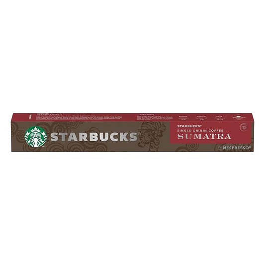 Starbucks Single Origin Sumatra Coffee Capsules By Nespresso- 10 Pods