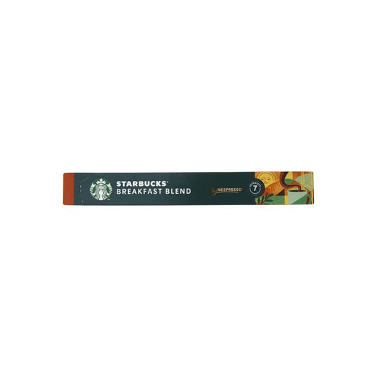 Starbucks by Nespresso Breakfast Blend Coffee Pods 10 Capsules