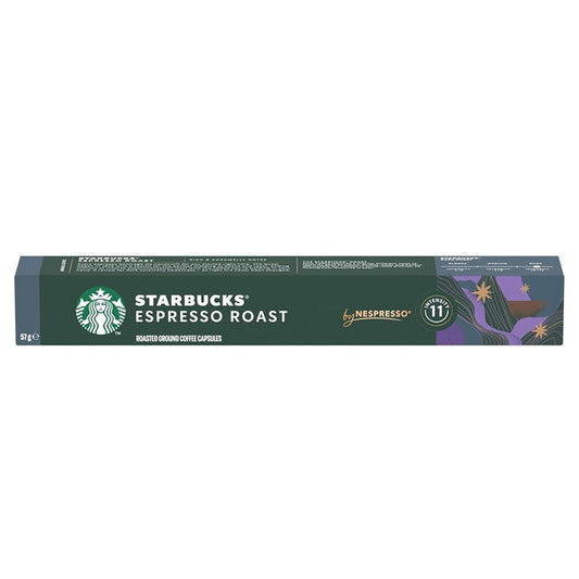 Starbucks by Nespresso Espresso Roast Coffee Pods 10 Capsules