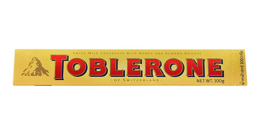 Toblerone Milk Chocolate Bar 100g Imported