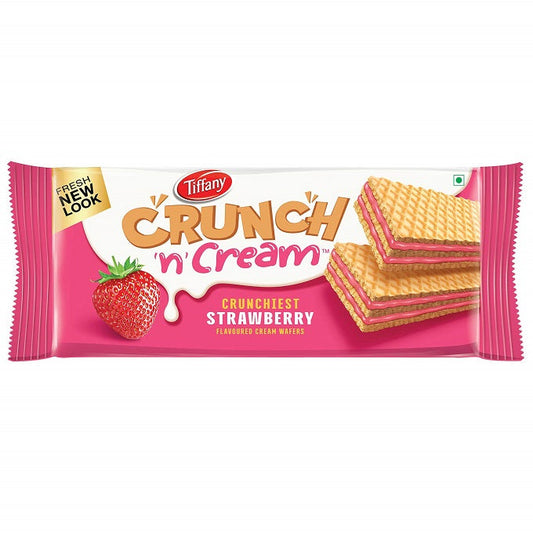 Tiffany Crunch N Cream Wafer Sandwich Strawberry 150g