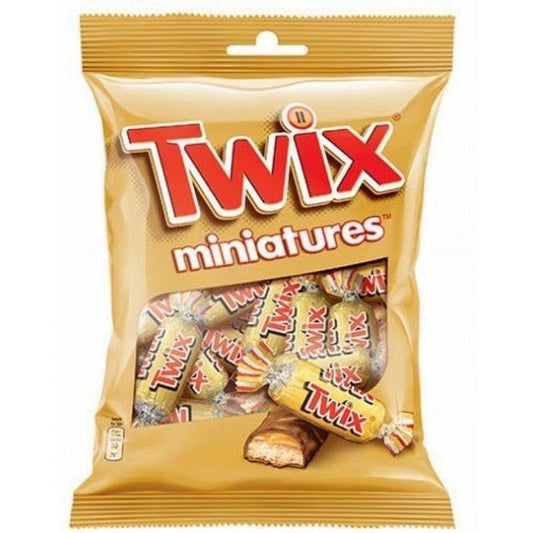 Twix Miniatures Chocolate 150g Imported