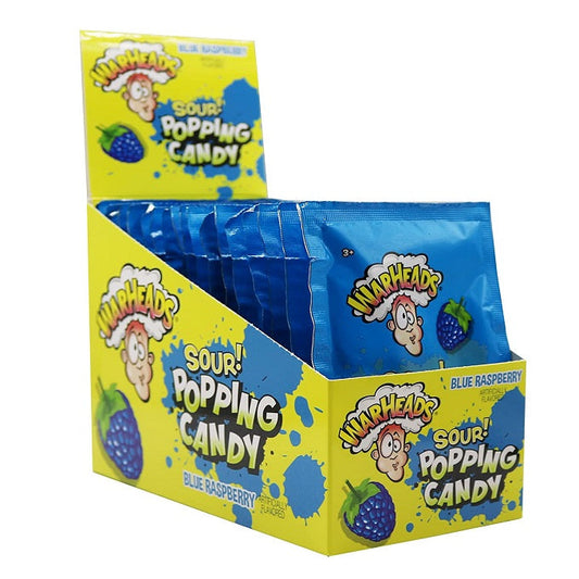 Warheads Popping Candy Blue Raspberry (Pack Of 20)