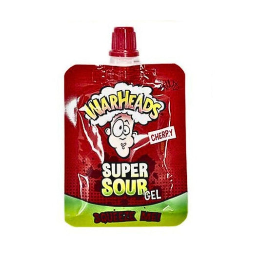 Warheads Super Sour Squeez Me! Gel Cherry Flavour 20gm