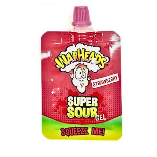Warheads Super Sour Squeez Me! Gel Strawberry Flavour 20g