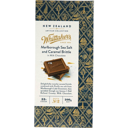 Whittaker's  Marlborough Sea Salt & Caramel Brittle 100g