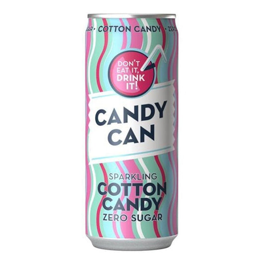 Candy Can Cotton Candy Sugar Free Sparkling Drink 330ml