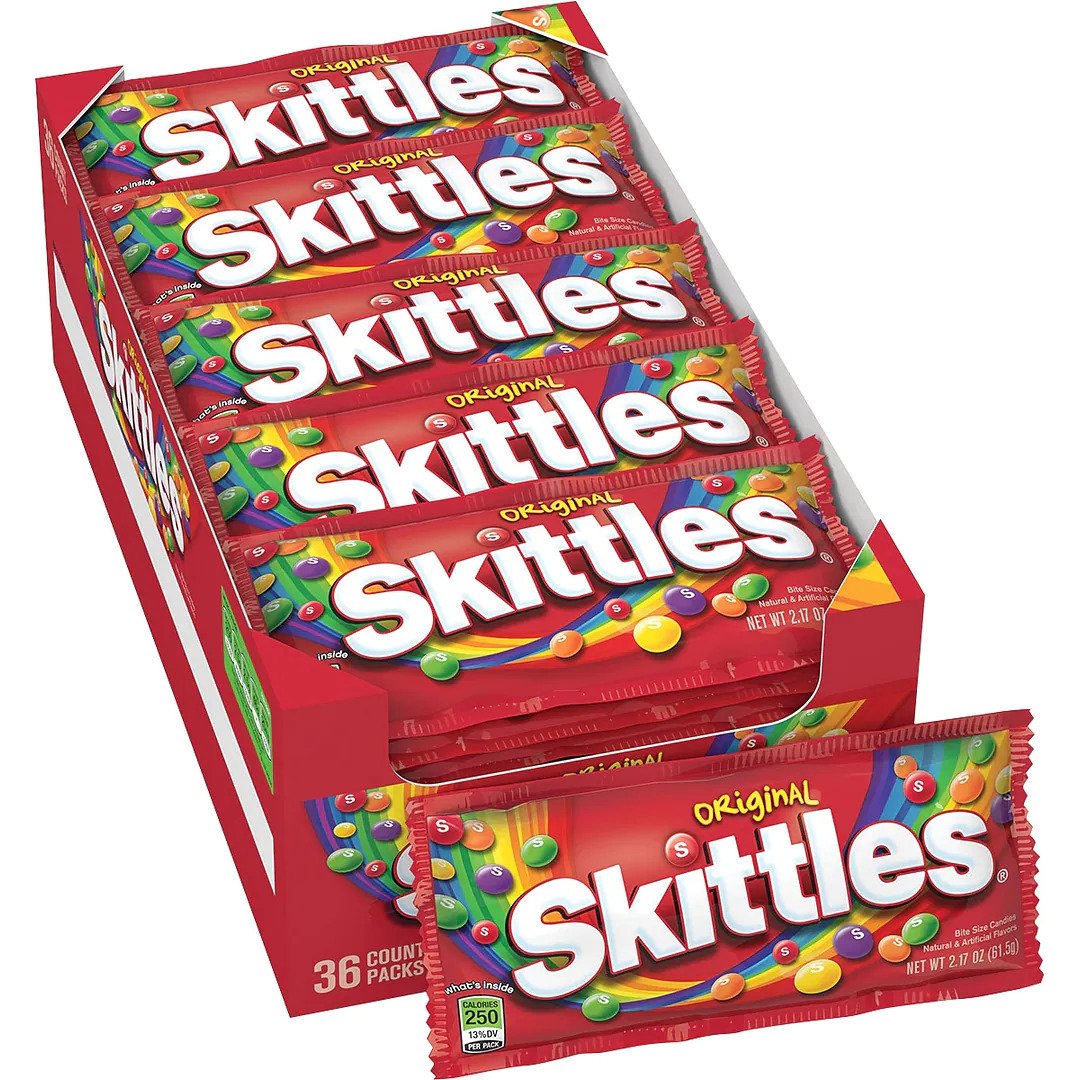 Skittles Original Fruit Candy Box of 36packs X 45g