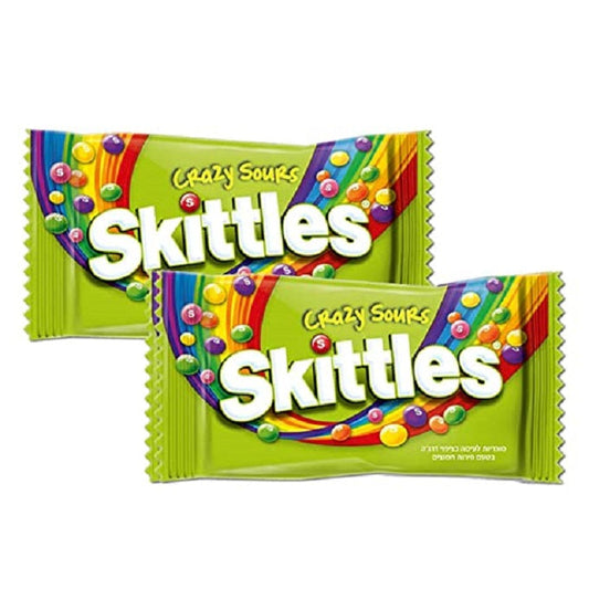 Skittles Crazy Sour Candy 45gm (Pack of 2)